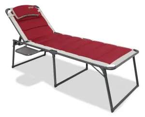 Quest Bordeaux Pro Lounge Sun Bed with side table