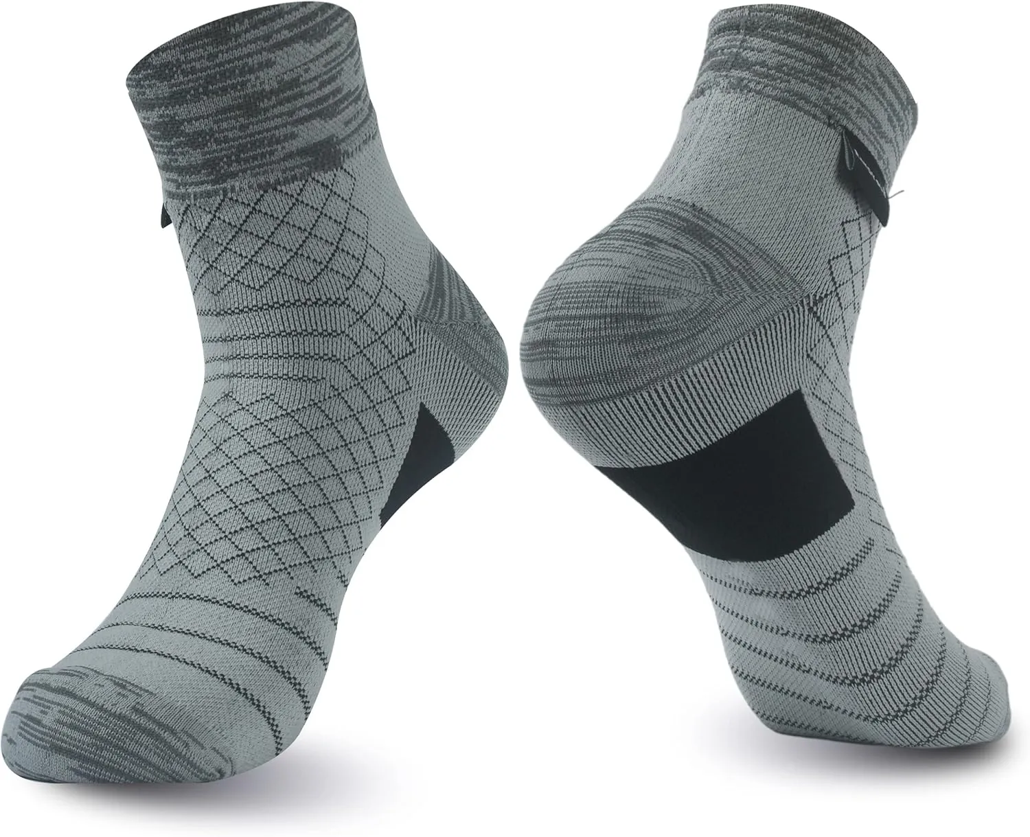 RANDY SUN Waterproof Socks, Unisex Cycling/Hunting/Fishing/Running Ankle Socks 1&2 Pair