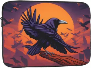 Ravens Pattern Shockproof Portable Laptop 13 inch Sleeve Bag for Men and Women - Ideal for Business Travel, School, and Daily Use