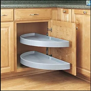Rev-A-Shelf 39in Half Moon Pivot & Slide Out Almond
