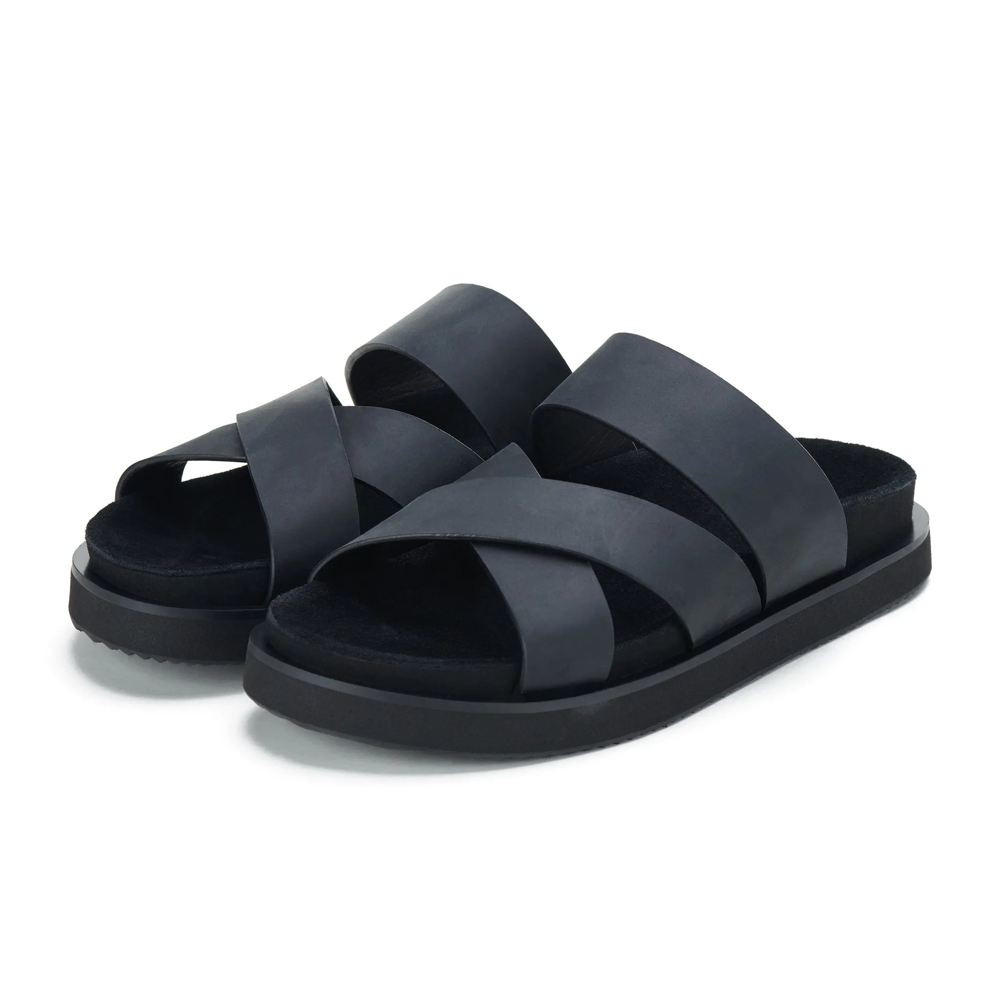 Rollie Nation | Rhodes Cross Slide- Rustic Black