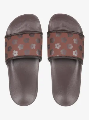 Roxy Women's Slippy Sandals Iv Brown Combo ARJL100909-BNC