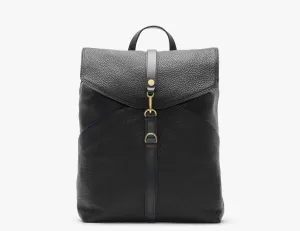 Rucksack, Leather – Black/Black