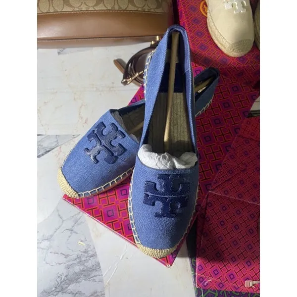 SALE! ❤️ AUTHENTIC Tory Burch Weston Flat Espadrille Loafer Shoes