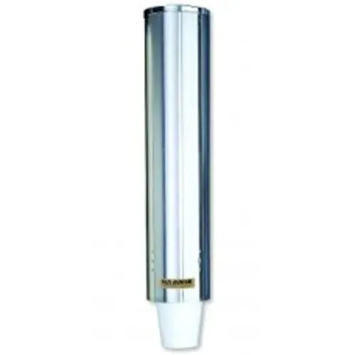 San Jamar WALL MOUNT PULL TYPE FOAM CUP DISPENSERS S/Steel C4500PF.