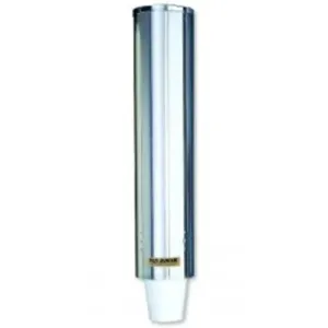 San Jamar WALL MOUNT PULL TYPE FOAM CUP DISPENSERS S/Steel C4500PF.