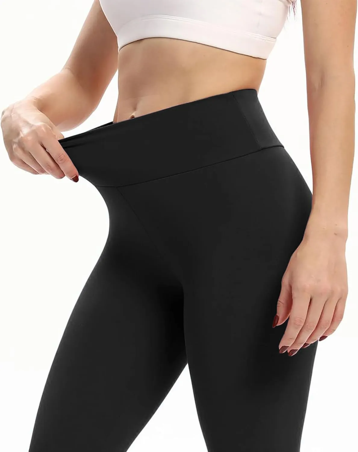 Scrunch Butt Lifting Ruched Leggings for Women High Waisted Textured Tummy Control Push Up Yoga Pants