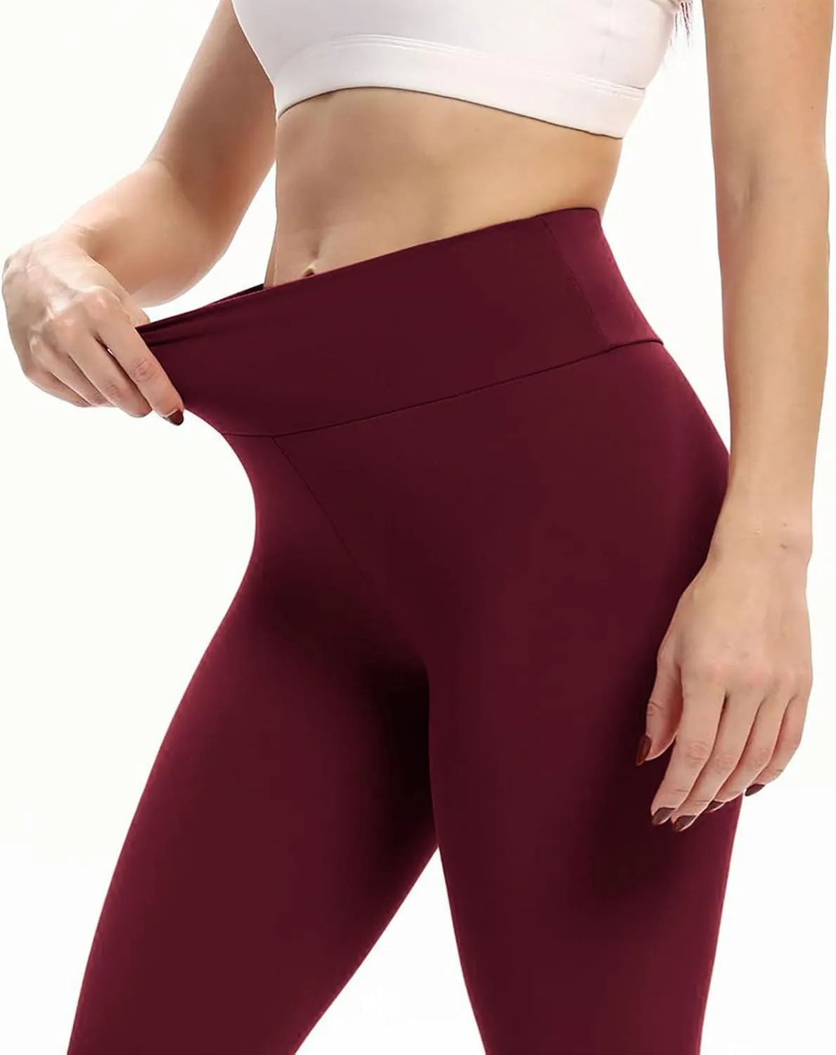 Scrunch Butt Lifting Ruched Leggings for Women High Waisted Textured Tummy Control Push Up Yoga Pants