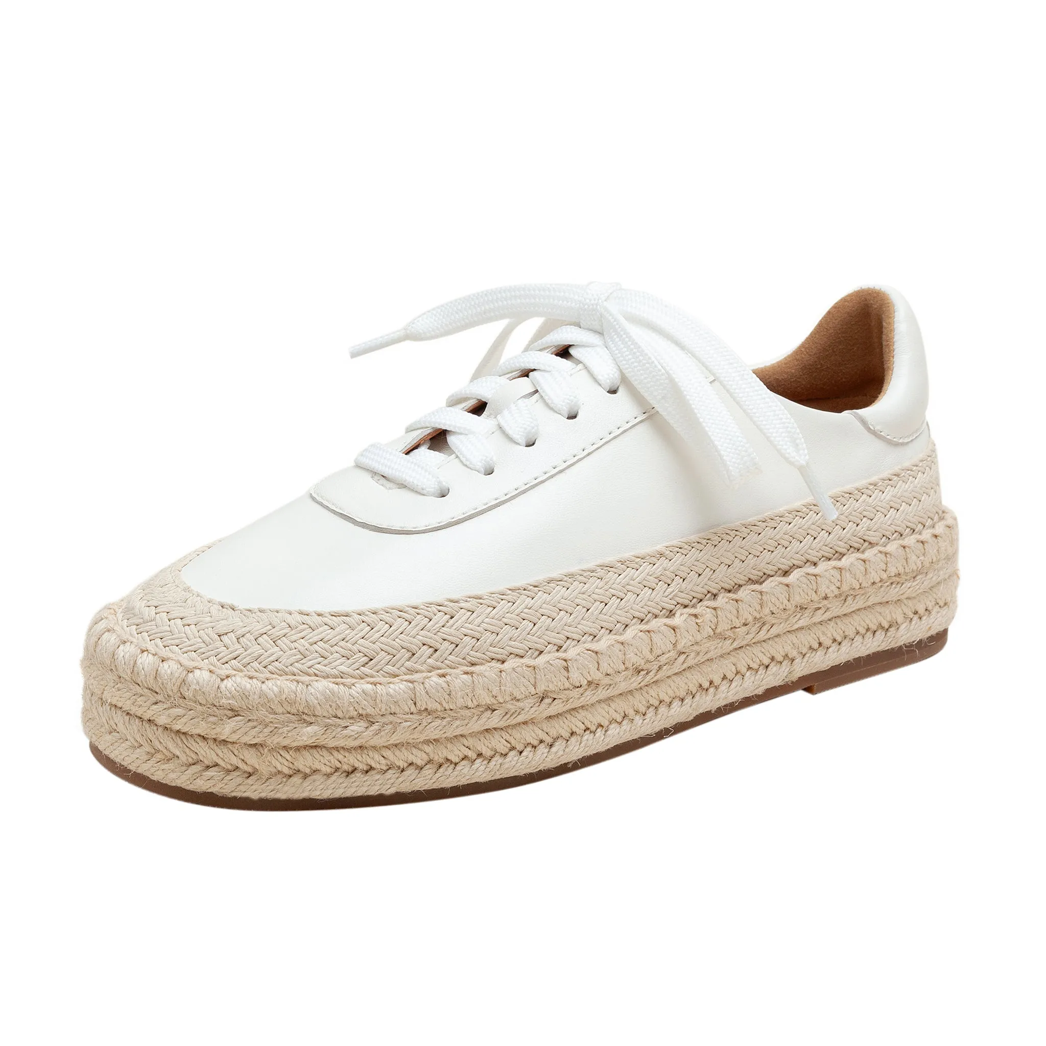 SELMA | Lace Up Espadrille Sneakers