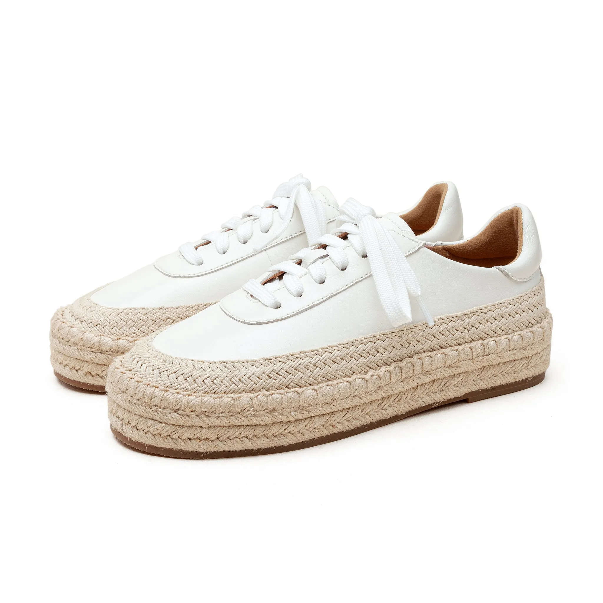 SELMA | Lace Up Espadrille Sneakers