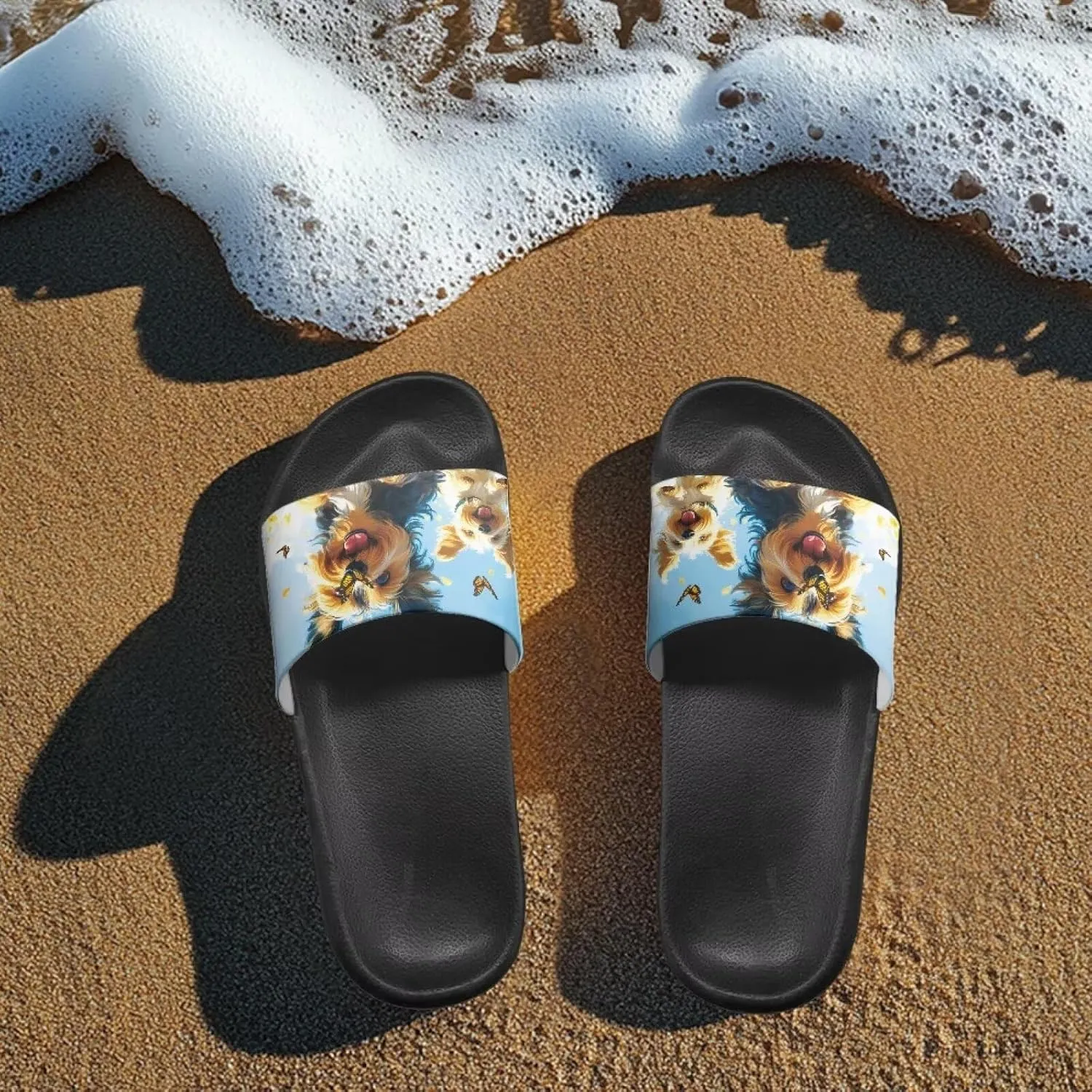 Shower Shoes Slippers for Women & Men - Lightweight House Slides Shower Sandals with Cushioned Thick Sole