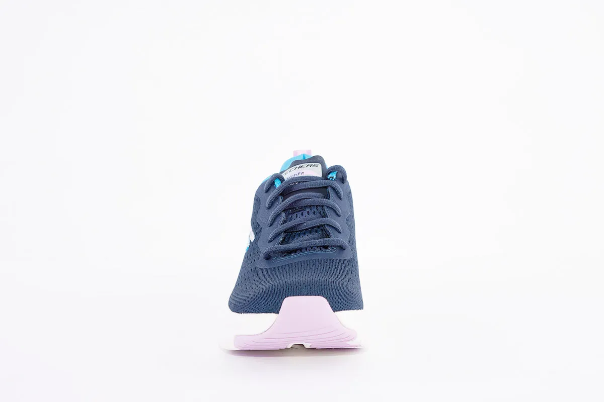 SKECHERS - 149305 FLEX APPEAL 4.0 ACTIVE FLOW LACED TRAINER - NAVY