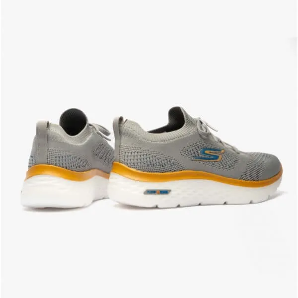 Skechers 216083/GRY GO WALK HYPER BURST -MARITIME Mens Trainers Grey/Light Blue