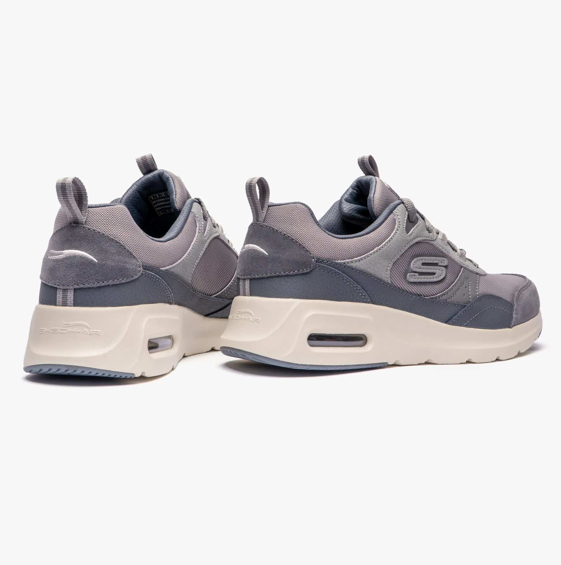 Skechers 232646/GRY SKECH-AIR COURT-HOMEGROWN Mens Trainers Grey