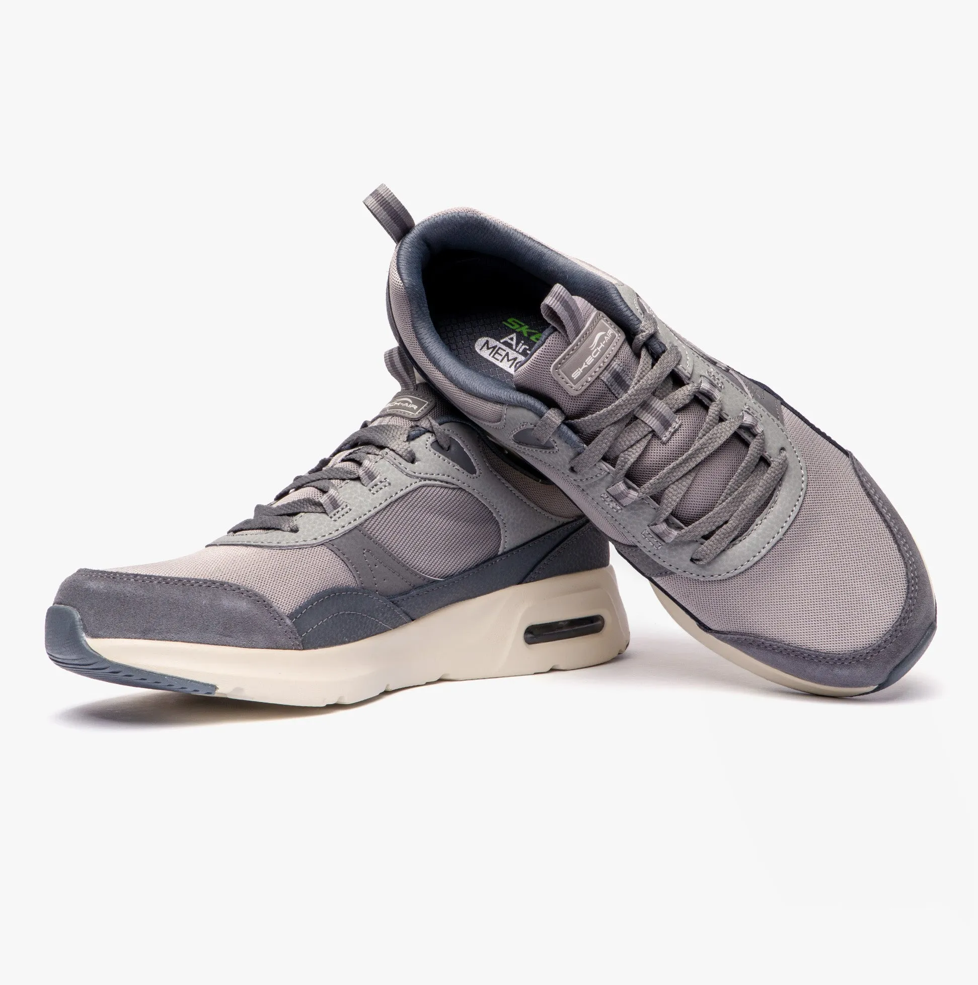 Skechers 232646/GRY SKECH-AIR COURT-HOMEGROWN Mens Trainers Grey