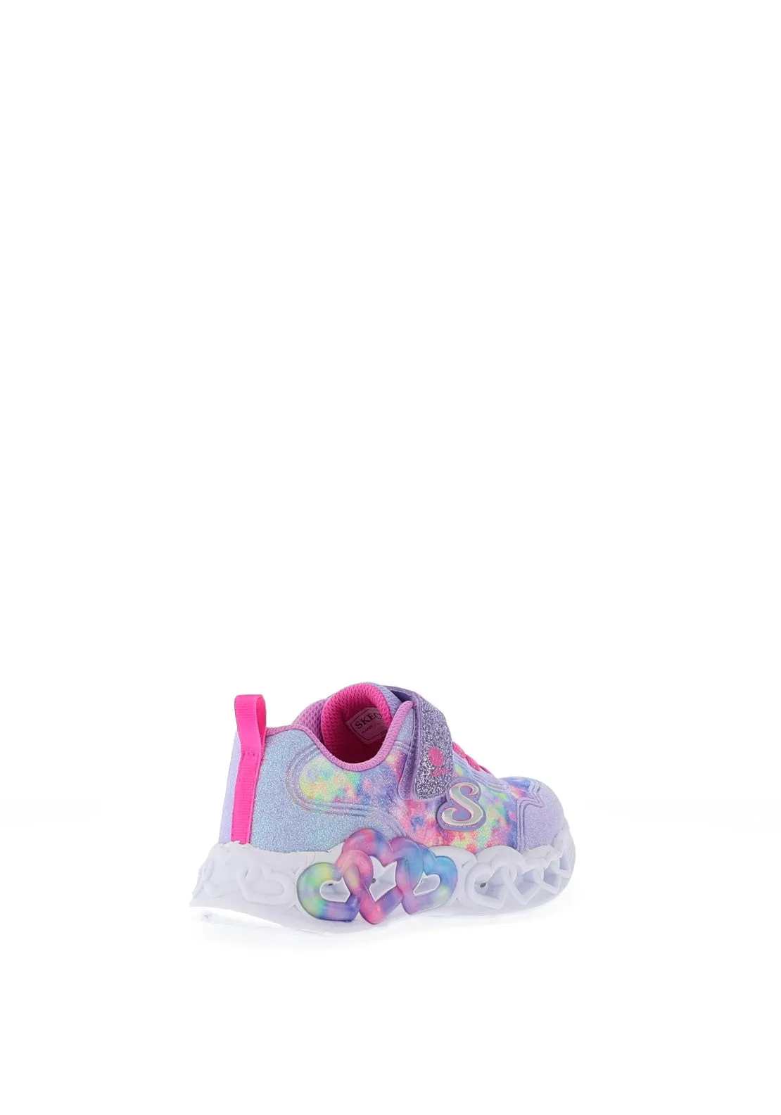 Skechers Girls Heart Lights Infinite Trainer, Lilac