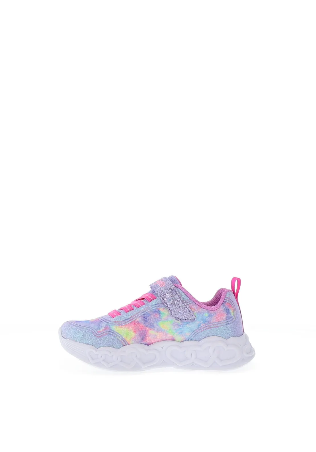 Skechers Girls Heart Lights Infinite Trainer, Lilac