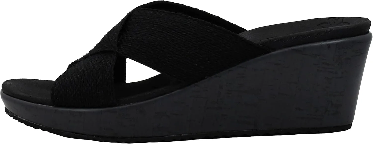 Skechers Women's Beverlee-Delighted Wedge Sandal