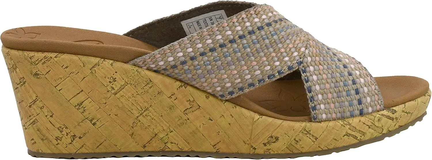 Skechers Women's Beverlee-Delighted Wedge Sandal