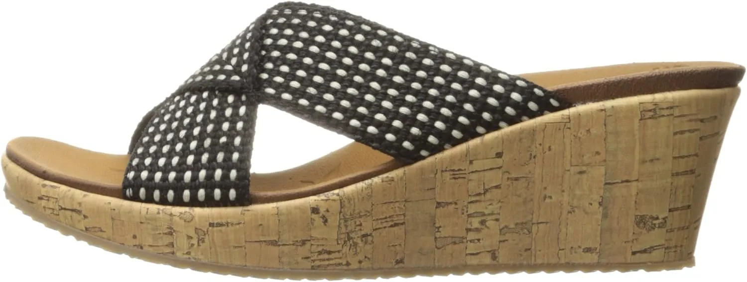 Skechers Women's Beverlee-Delighted Wedge Sandal