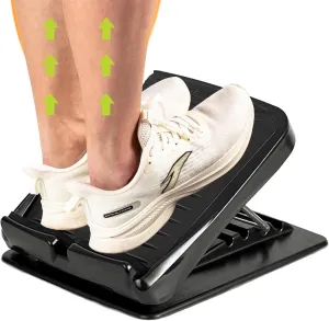 Slant Board, Adjustable Incline Board and Calf Stretcher, Stretch Board for Stretching Tight Calves or Plantar Fasciitis，Foot Stool Adjustable Strength Training Equipment Leg Exercise Machines