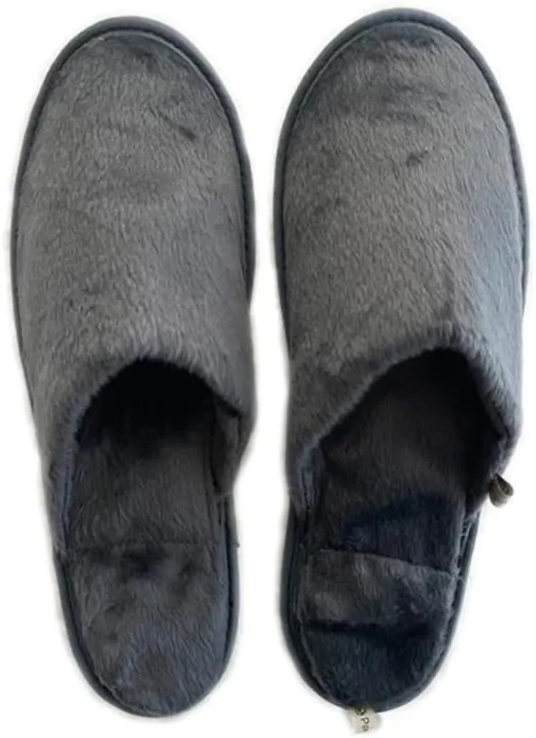 slide on mens style aromatherapy house Slippers for men featuring removable and heatable lavender-filled insoles slippers are perfect house shoes for men