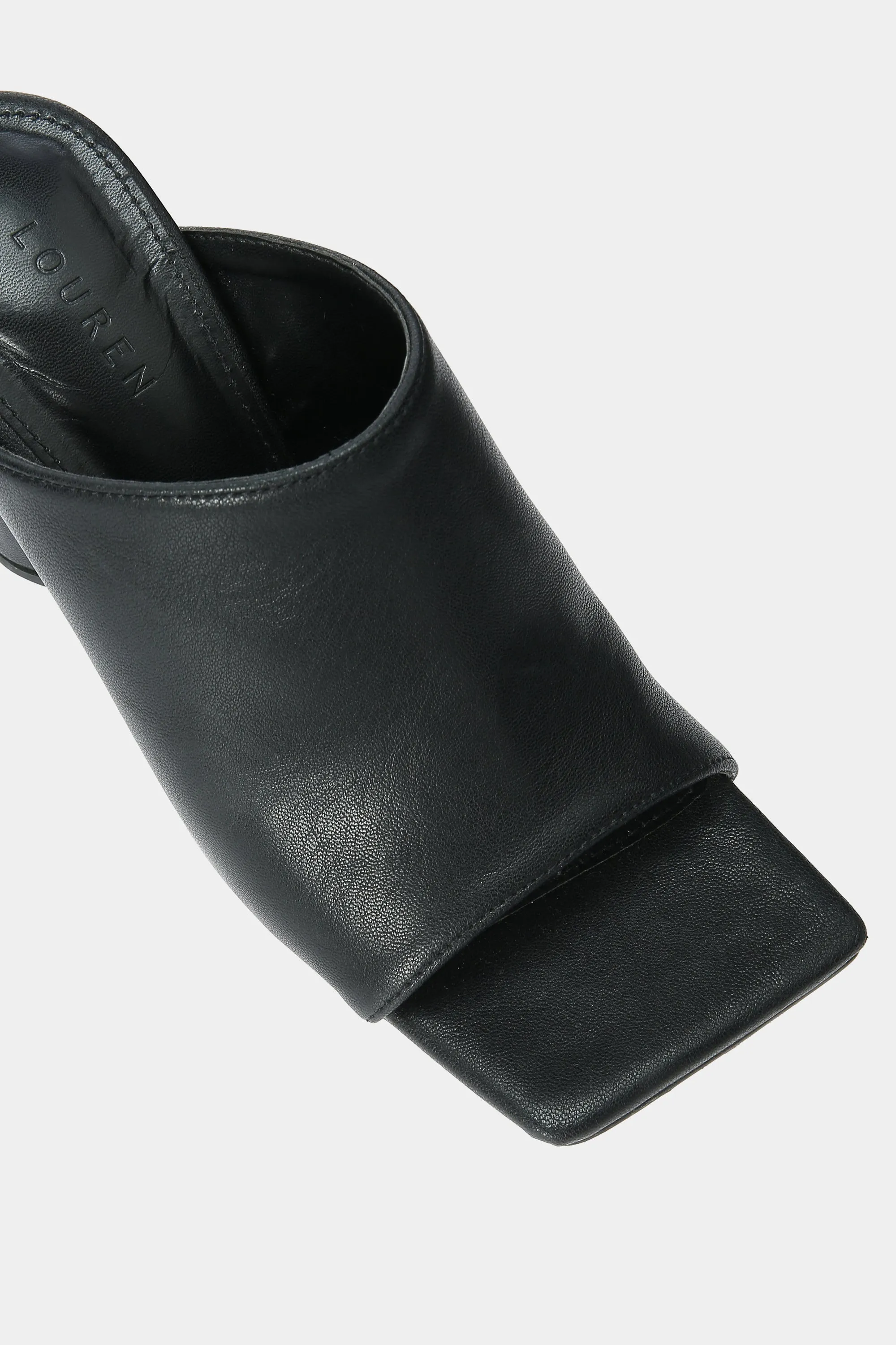 square toe mule