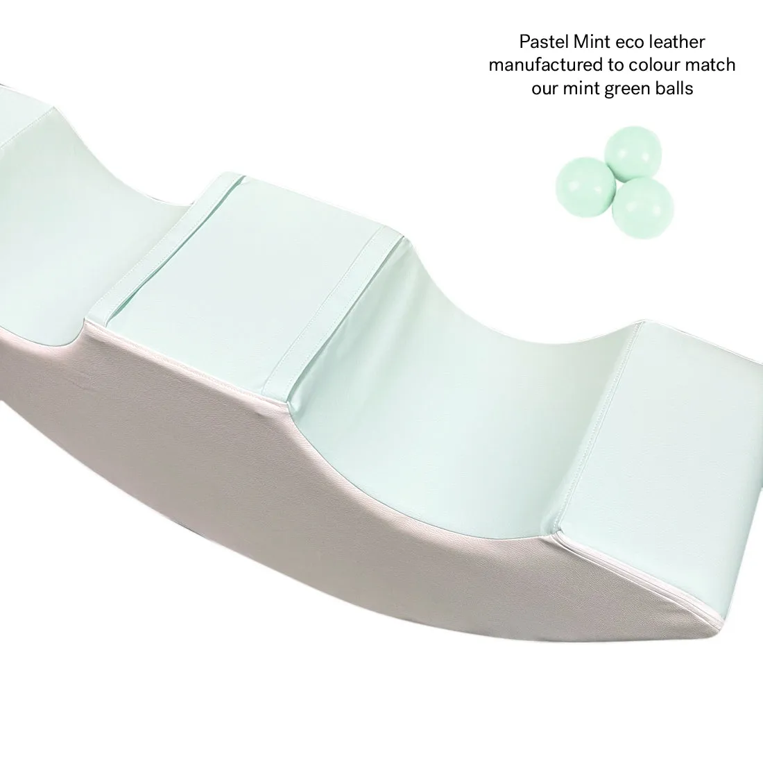 Step & Slide | Pastel Mint & White