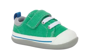 Stevie II Green Denim Canvas (Infant)