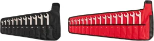 TEKTON Angle Head Open End Wrench Set with Pouch, 27-Piece (3/8-1 in., 10-27 mm) | WAE93402 | Made in USA