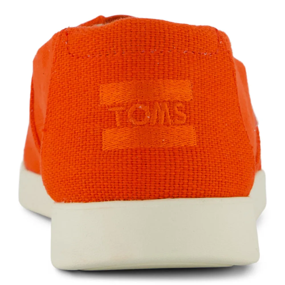 TOMS Women Alpargata Plus Flame Heritage Canvas Espadrille