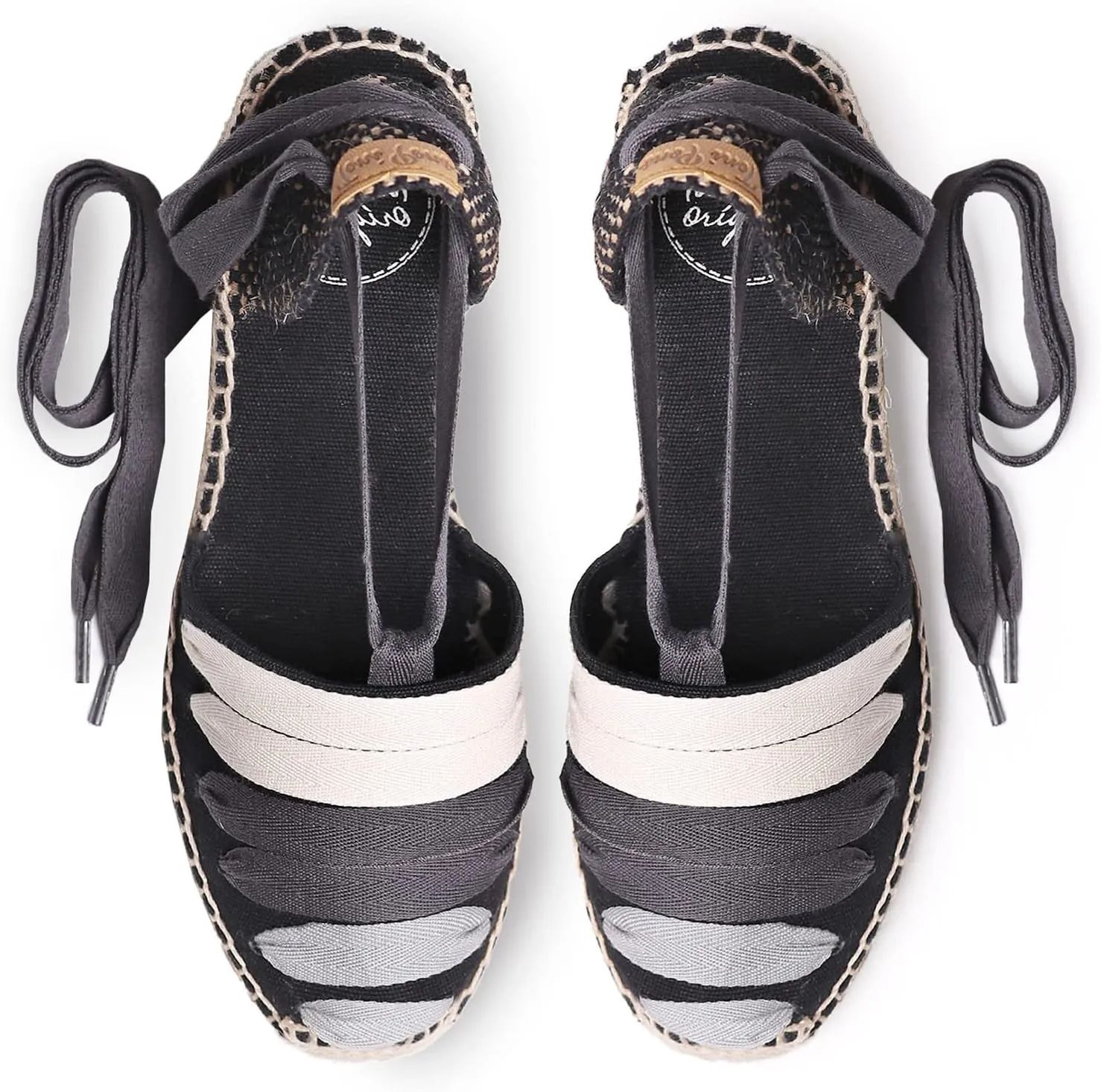 TONI PONS Viola Women's Vegan Wedge Espadrille made of cotton canvas.