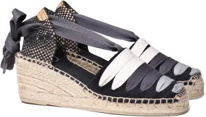 TONI PONS Viola Women's Vegan Wedge Espadrille made of cotton canvas.