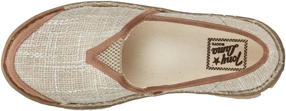 Tony Lama Womens Renata Flats Casual - Beige