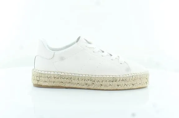 Top Heeled White Leather Special offer Dylann Espadrille Sam Up Lace Edelman Sneakers Low Professional service