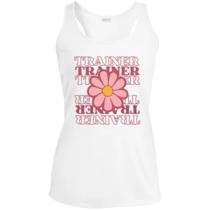 Trainer Flower Tank LST356 Sport-Tek Ladies Performance Racerback Tank