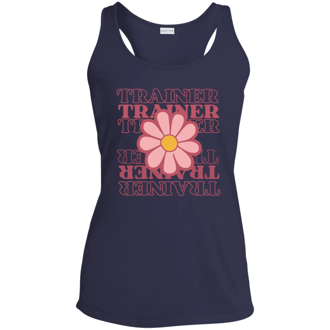 Trainer Flower Tank LST356 Sport-Tek Ladies Performance Racerback Tank