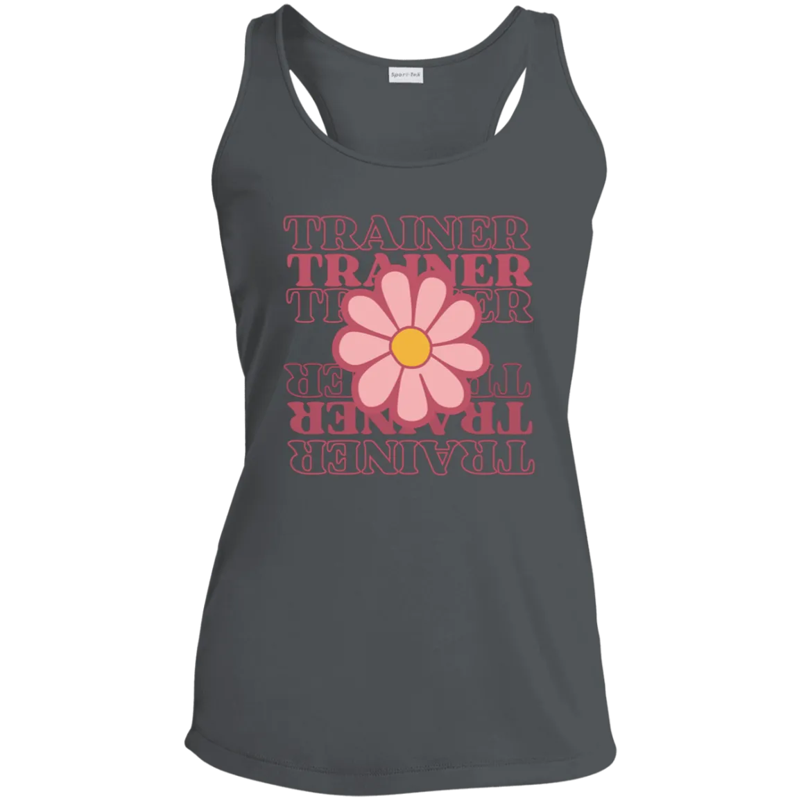Trainer Flower Tank LST356 Sport-Tek Ladies Performance Racerback Tank