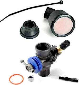 Traxxas Nitro 4-Tec 3.3 Engine TRX CARBURETOR & AIR FILTER w/ 2 BASES Foam