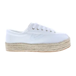 Tretorn Nylite Espadrille A-NYLITEPBE Womens White Lifestyle Sneakers Shoes