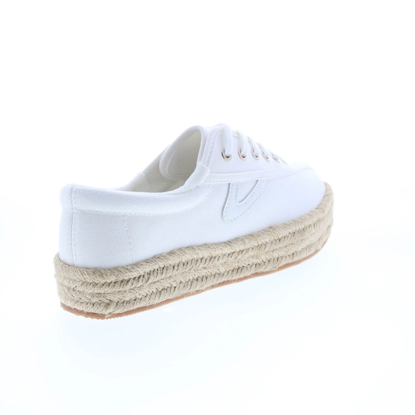 Tretorn Nylite Espadrille A-NYLITEPBE Womens White Lifestyle Sneakers Shoes