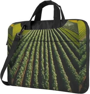 Vast Farmland Shockproof Portable Shoulder Laptop Bag For Daily Work Business Meetings