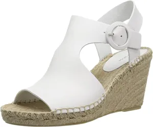 Via Spiga Women's Nolan Espadrille Wedge, Porcelain Leather, 10 M US