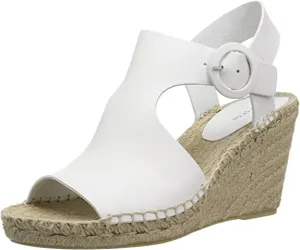 Via Spiga Women's Nolan Espadrille Wedge, Porcelain Leather, 11 M US