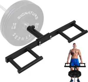 Viking Press Landmine Handle, Landmine Attachment Fits 2-Inch Olympic Barbell, Heavy Duty Iron Made Home Gym Equipment Workout for Shoulder Press, Row, Squat, Deadlift - Black