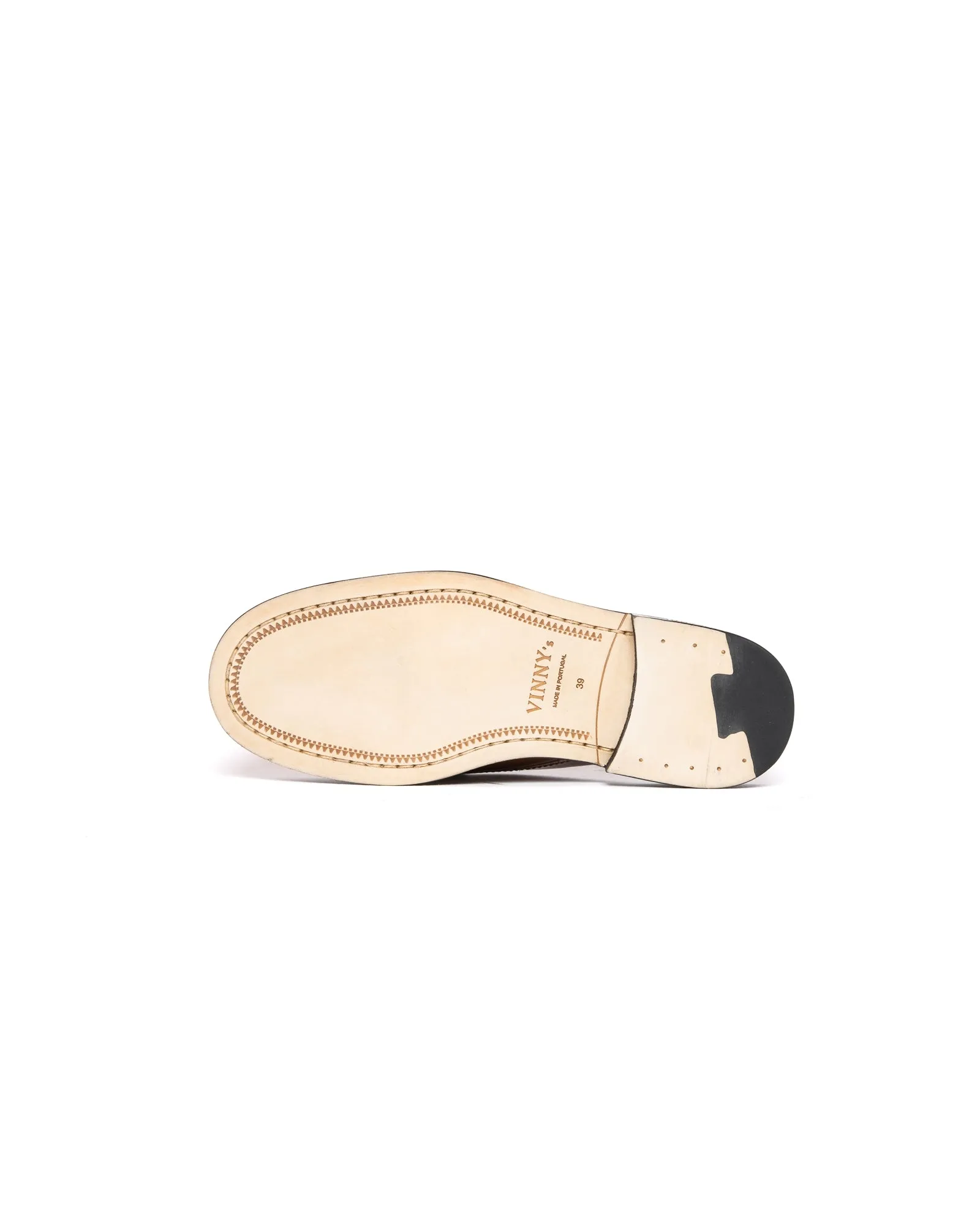 Vinny's Yardee Mule Polido Leather Cognac