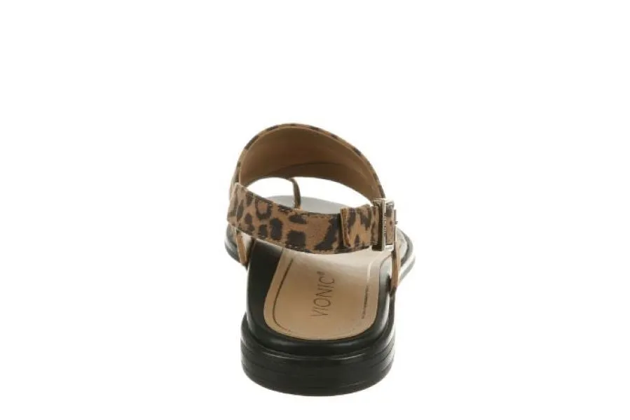 Vionic Toffee Leopard Ella Womens Sandals ELLA-TOFFEE