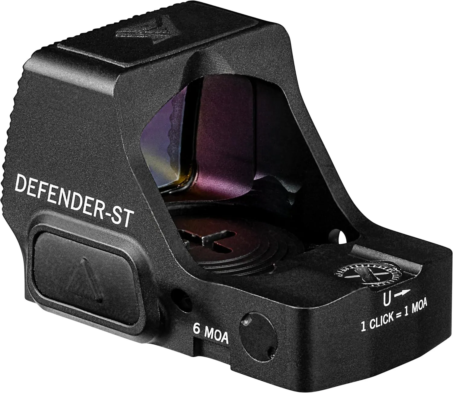 Vortex Optics Defender-ST Micro Red Dot Sights - Motion Activation with Auto-Shutoff, DeltaPoint Pro Footprint, Top Mount Battery - Unlimited, Unconditional Warranty