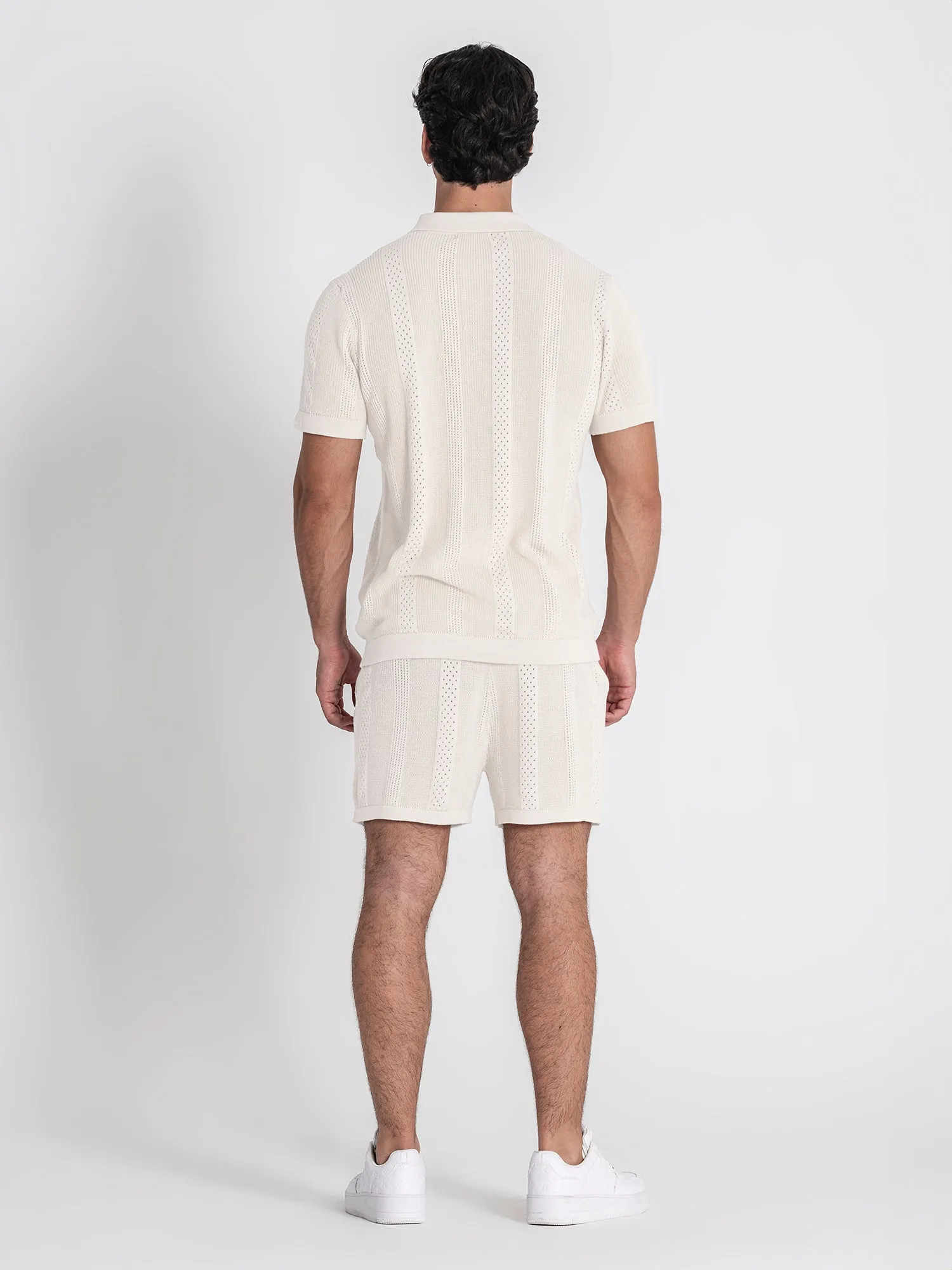 White Breathe Knit Shirt