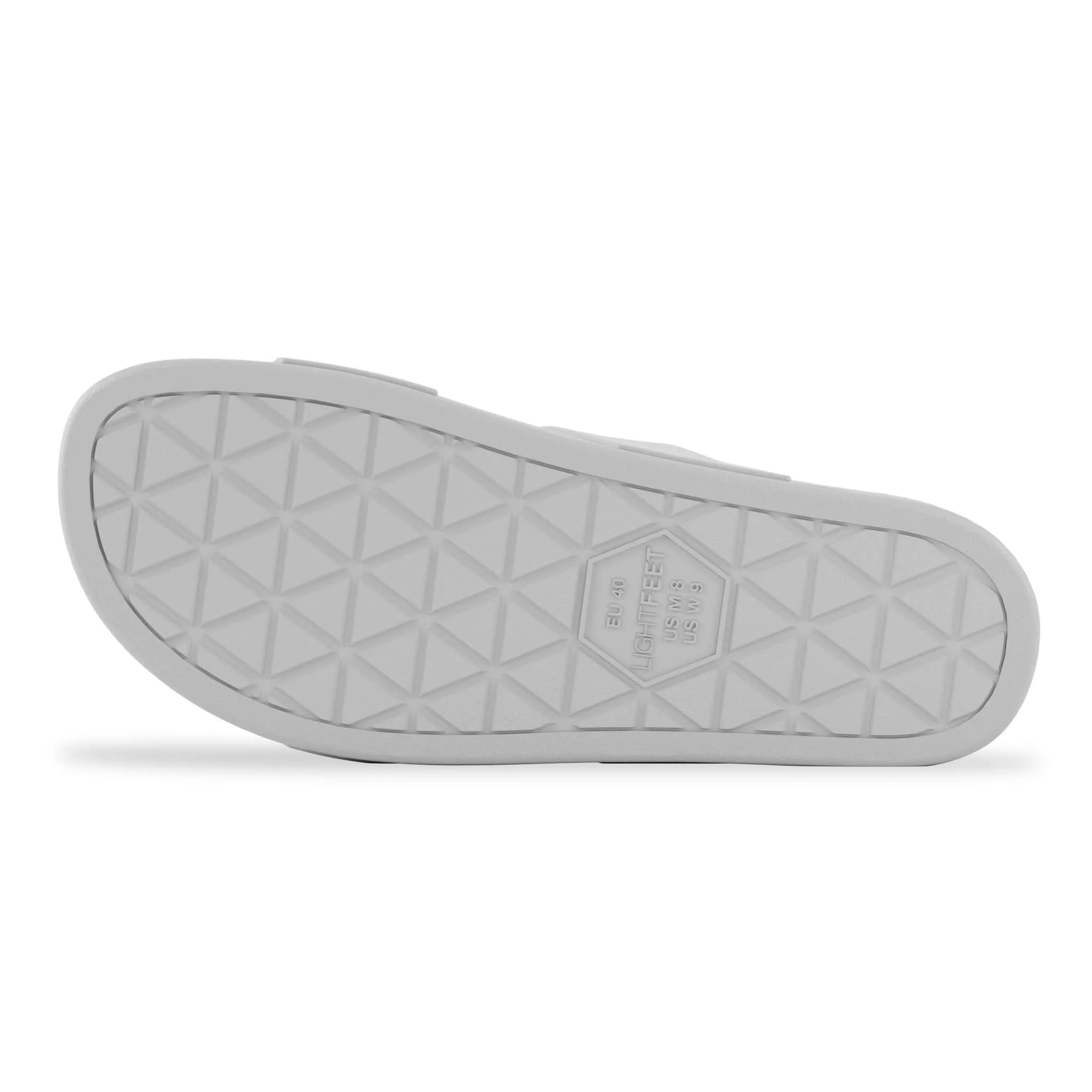 White - Double Strap Slides